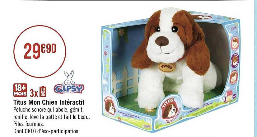 titus mon chien intéractif gipsy