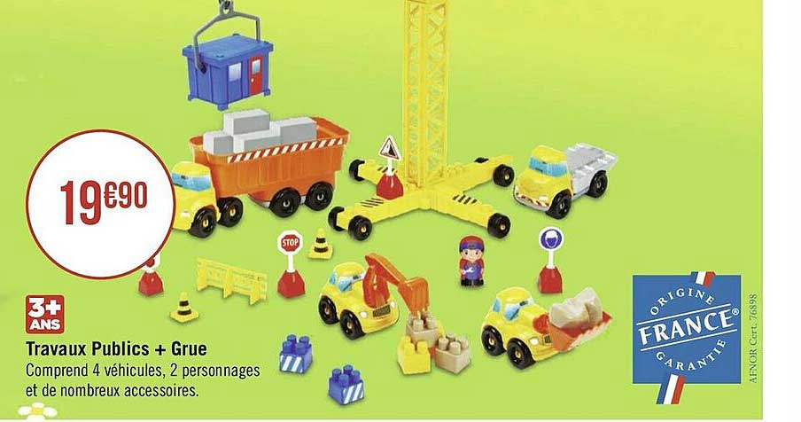 travaux publics + grue