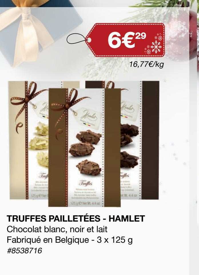 truffes pailletées - hamlet