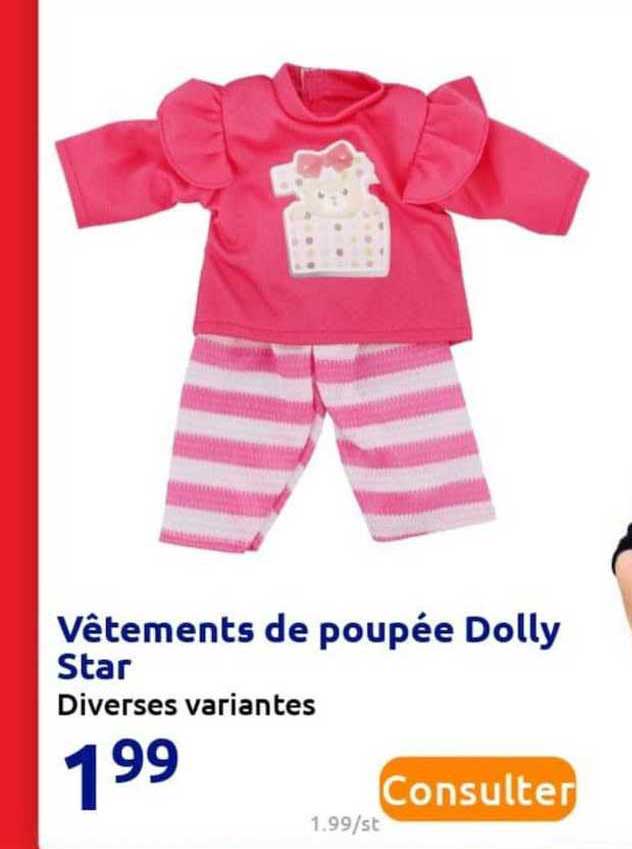 Vêtements De Poupée Dolly Star