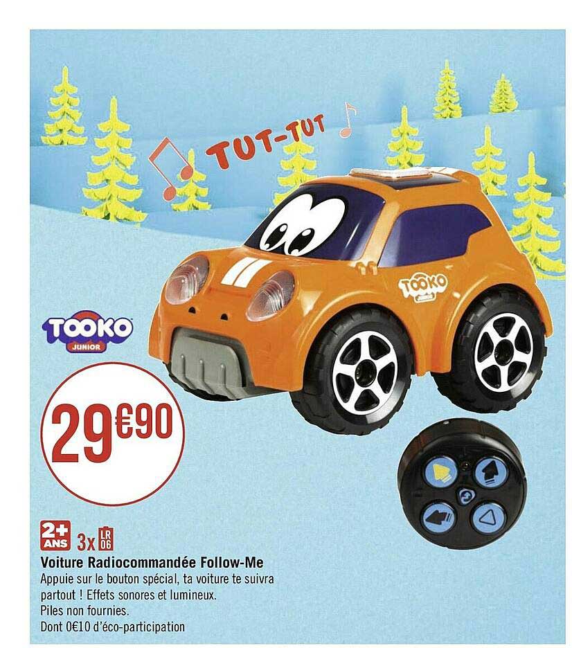 voiture radiocommandée follow-me