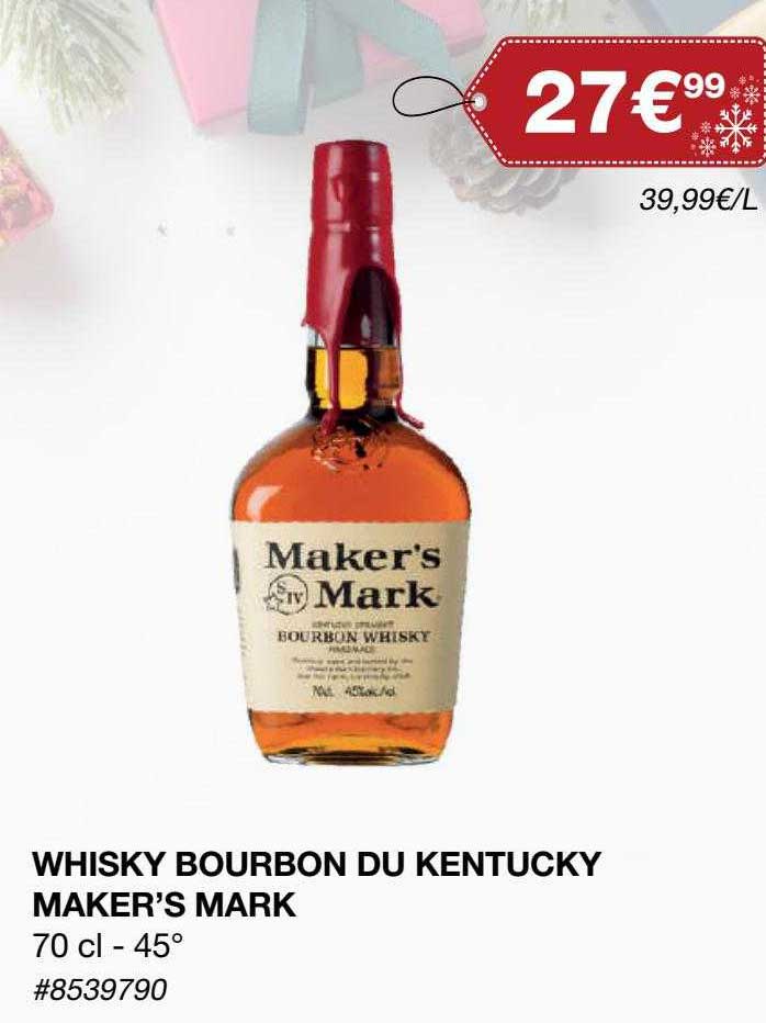 whisky bourbon du kentucky maker's mark