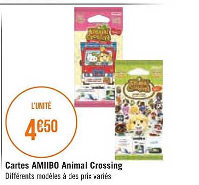 cartes amiibo animal crossing