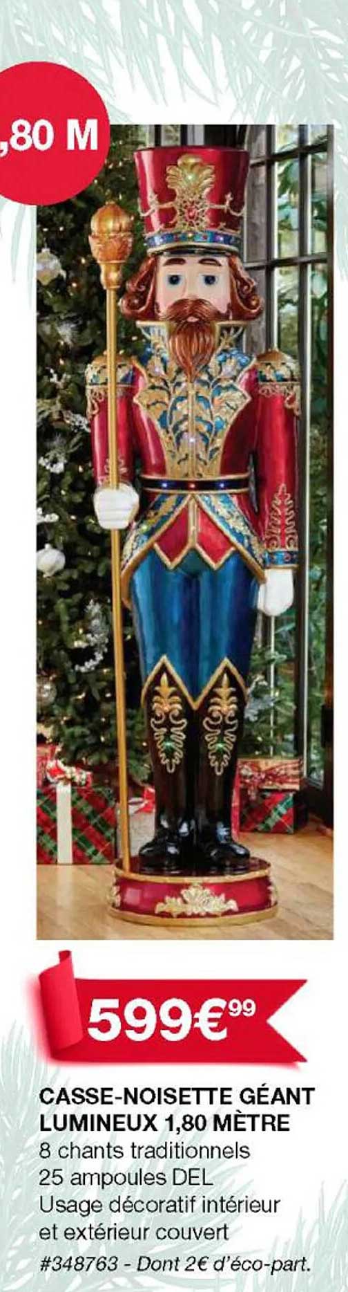 casse-noisette géant lumineux