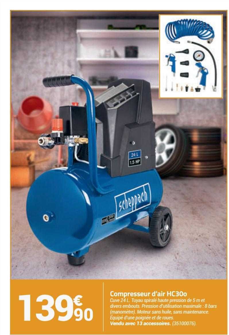 compresseur d'air hc30o scheppach