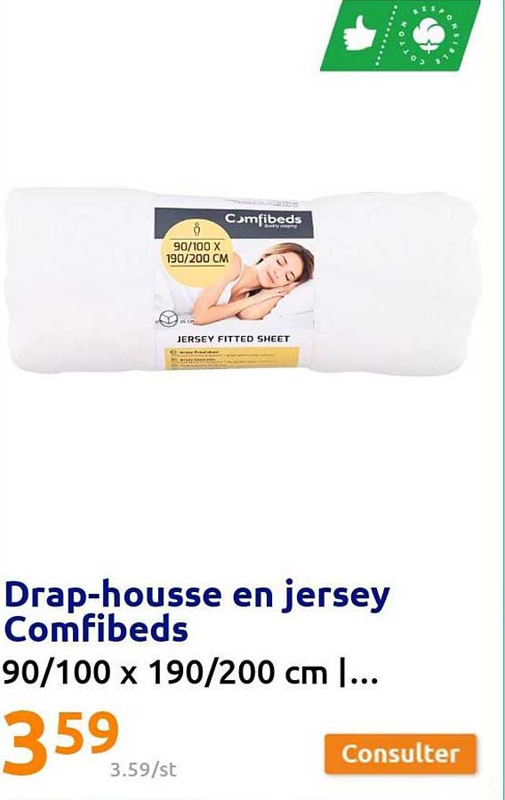 drap-housse en jersey comfibeds