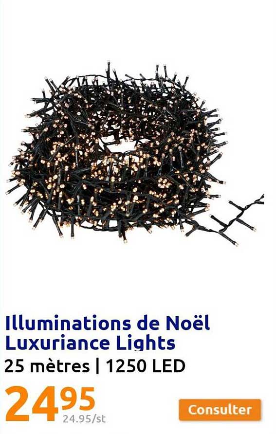 illuminations de noël luxuriance lights