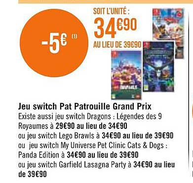 jeu switch pat patrouille grand prix