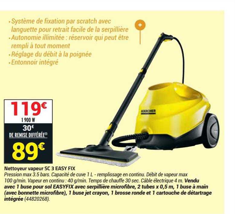 kärcher nettoyeur vapeur sc3 easy fix