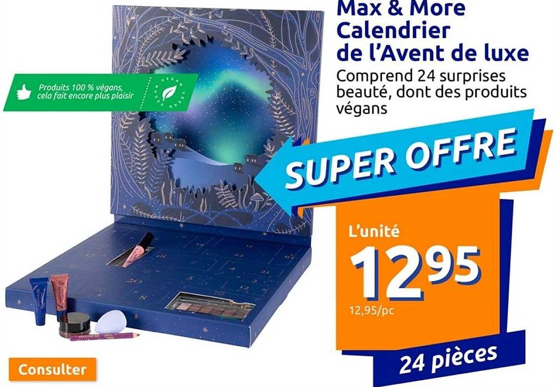max & more calendrier de l'avent de luxe