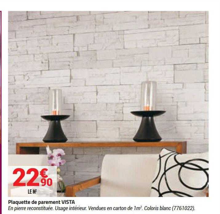 plaquette de parement vista