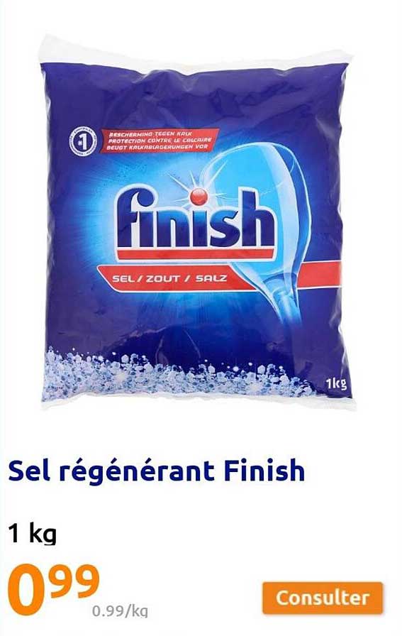 sel régénérant finish