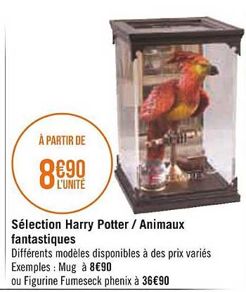 sélection harry potter animaux fantastiques