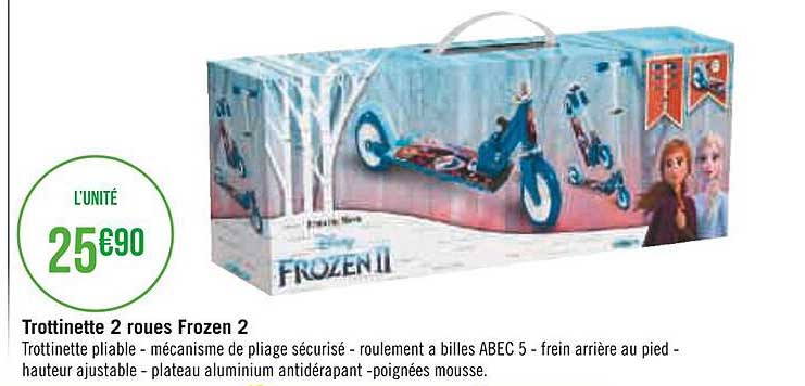 Trottinette 2 Roues Frozen 2