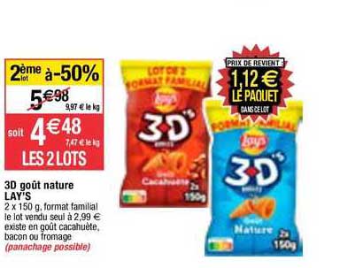 3d Goût Nature Lay's
