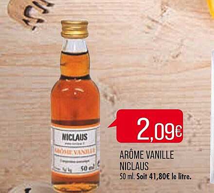 arôme vanille niclaus