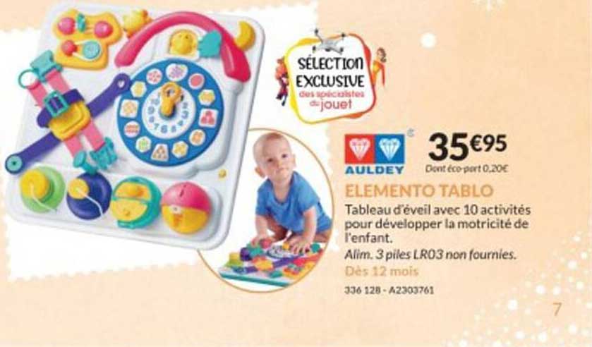 auldey elemento tablo