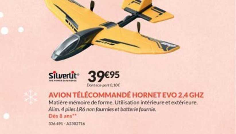 Avion Télécommandé Hornet Evo 2,4 Ghz
