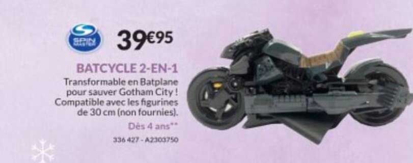 batcycle 2-en-1 spin master