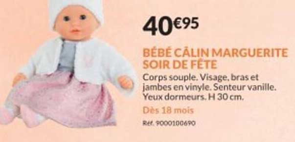 bébé câlin marguerite soir de fête