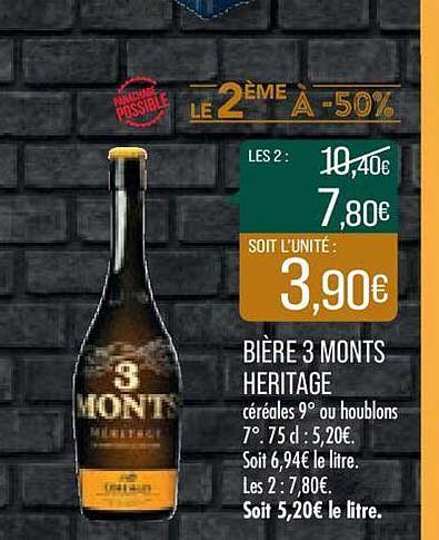 bière 3 monts heritage