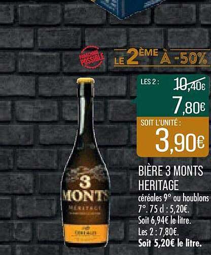 bière 3 monts héritage
