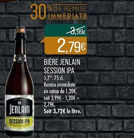 bière jenlain session ipa