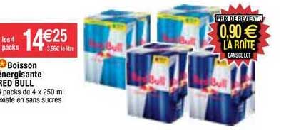 boisson énergisante red bull