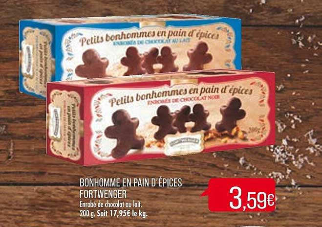 bonhomme en pain d'épices fortwenger