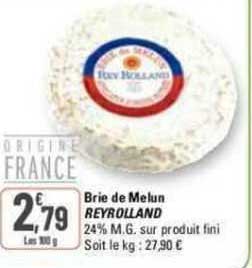 brie de melun reyrolland