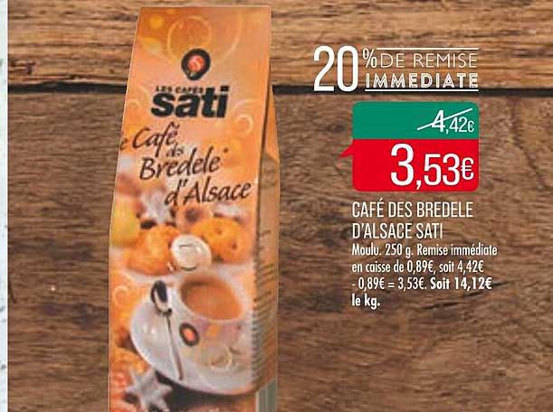Café Des Bredele D'alsace Sati 20% De Remise Immédiate