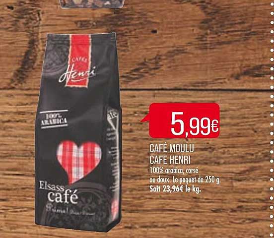 café moulu cafe henri