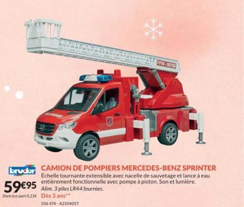 camion de pompiers mercedes-benz sprinter