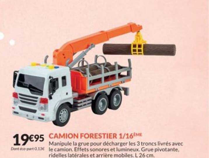 camion forestier 1/16ème