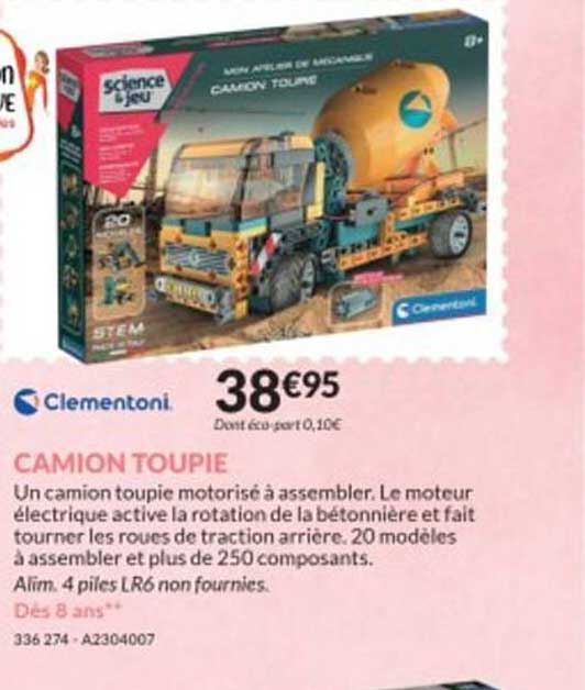 camion toupie clementoni