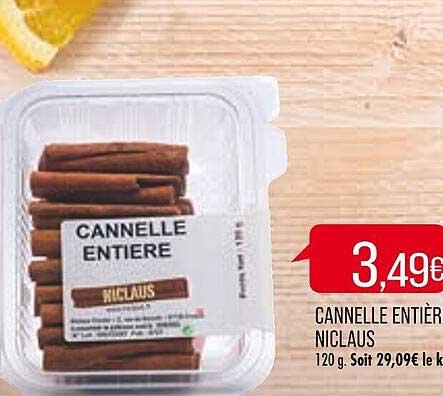 cannelle entière niclaus