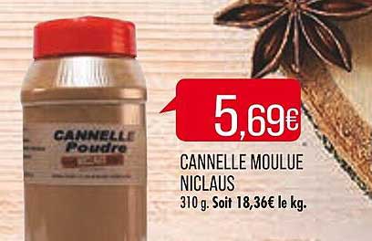 cannelle moulue niclaus