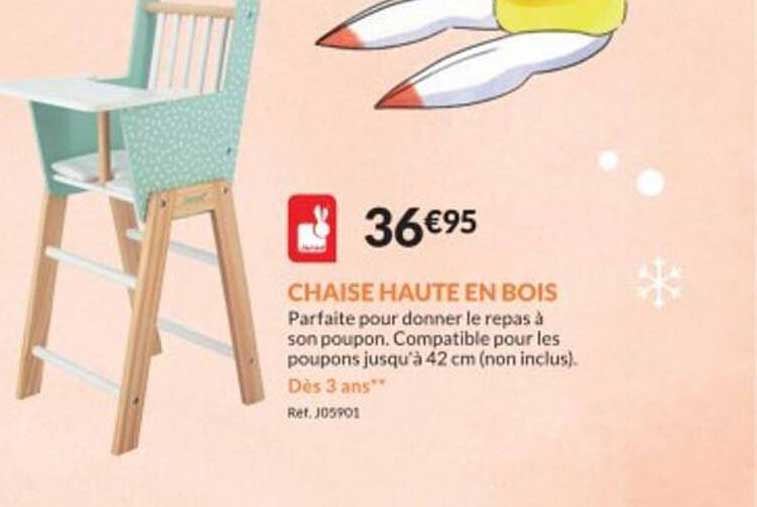 Chaise Haute En Bois