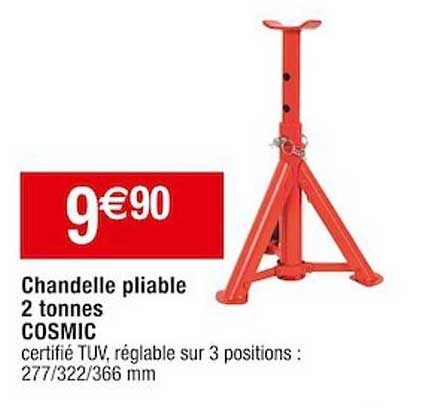 chandelle pliable 2 tonnes cosmic