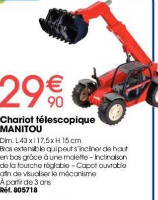 chariot télescopique manitou
