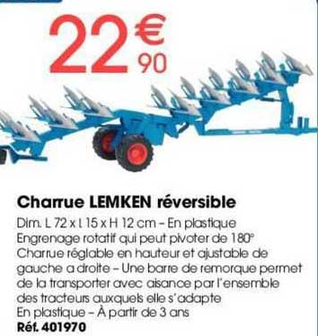 charrue lemken réversible