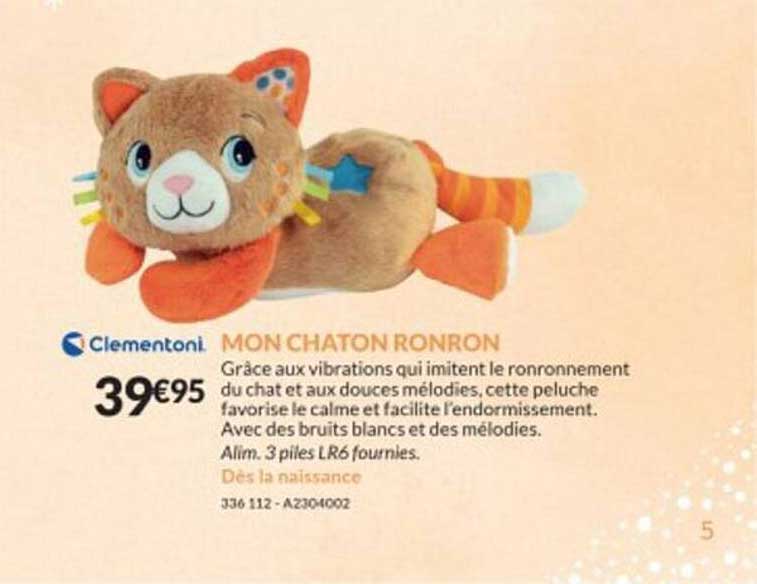 clementoni mon chaton ronron