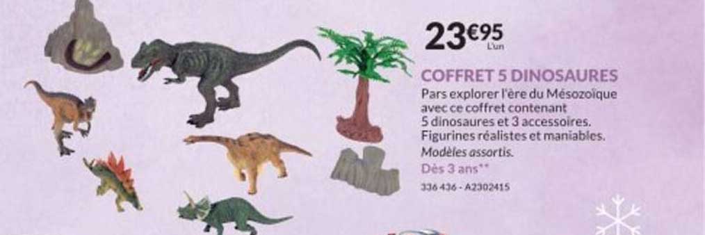 Coffret 5 Dinosaures