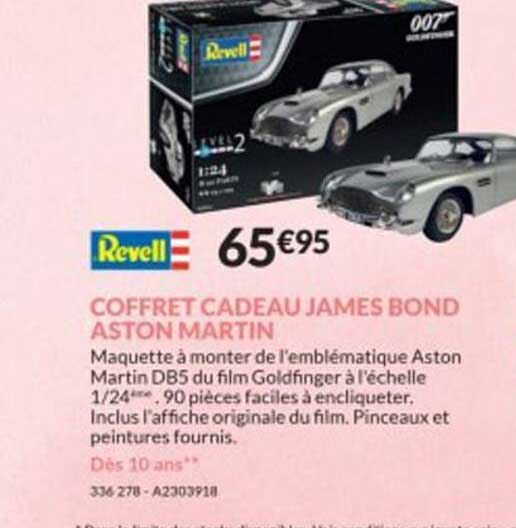 coffret cadeau james bond aston martin revell