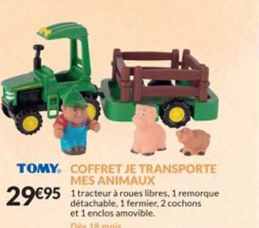 coffret de transporte mes animaux tomy