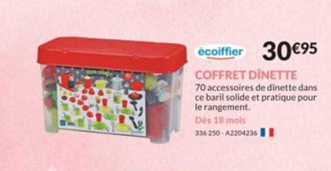 coffret dînette écoiffier