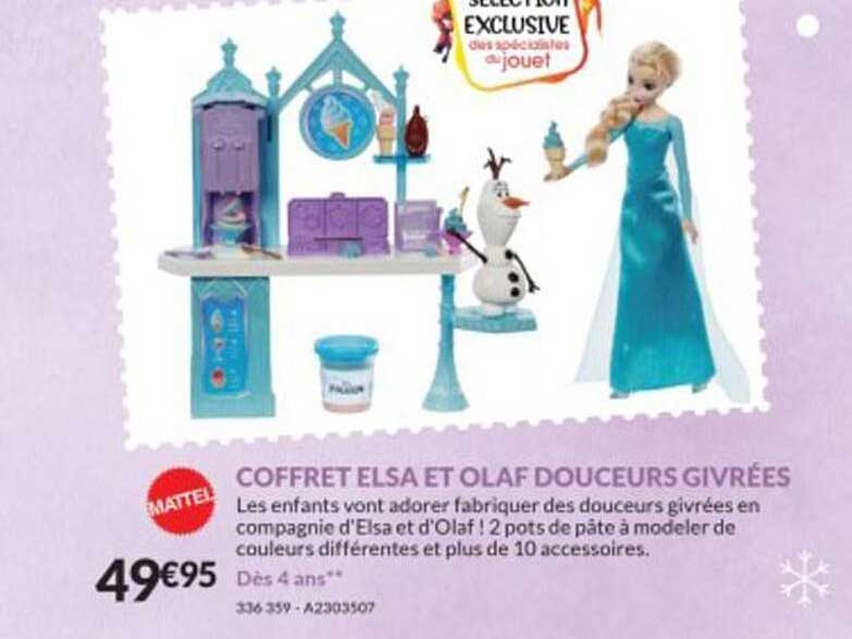 coffret elsa et olaf douceurs givrées