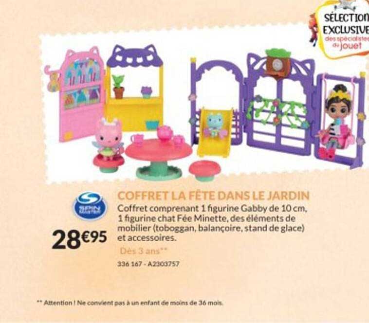 coffret la fête dans le jardin