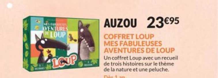 coffret loup mes fabuleuses aventures de loup