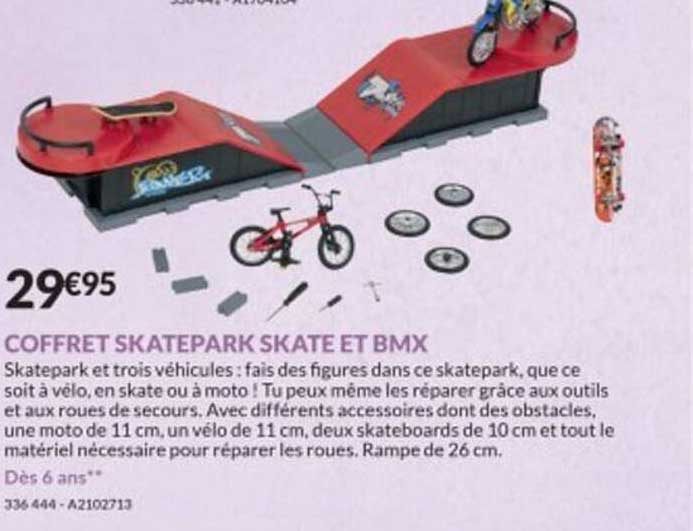 coffret skatepark skate et bmx